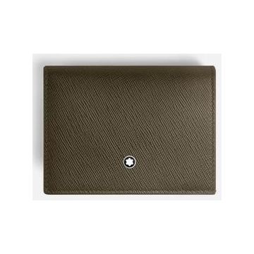 Etuis, Schmuckkassetten, etc. Leder echt Montblanc Sartorial Nano Geldtasche Khaki