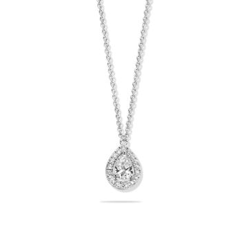 Kette Weissgold 750 Atelier Kopf Tropfenschliff