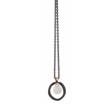 Anhänger Rotgold 750 Al Coro Rotgoldanhänger mit Diamanten