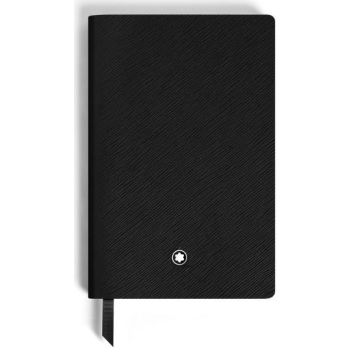Notebook Leder echt Montblanc Notebook Schwarz liniert 90 x 140mm