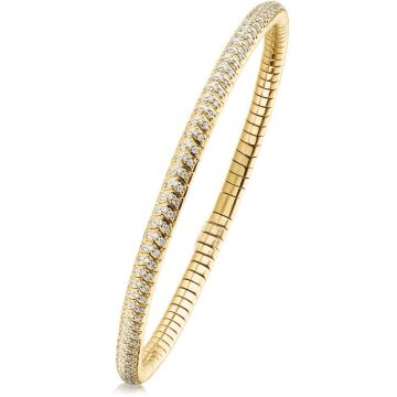Armreifen Gelbgold 750 Frank Trautz Diamantarmreif