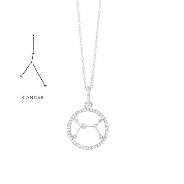 Collier Weissgold 585 Facet Barcelona Krebs