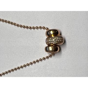 Collier Roségold 750 Noor Colllier mit Brillanten