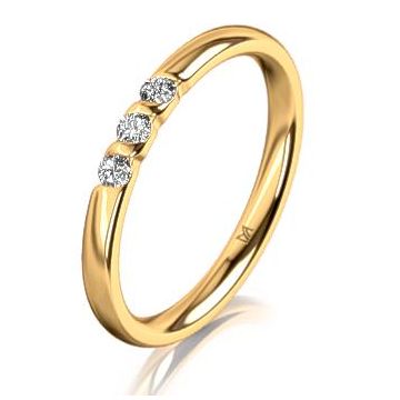 Trauring Gelbgold 750 Meister Memoire Memoire Ring
