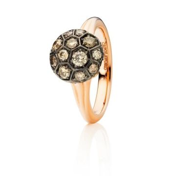 Ring Rotgold 750 Capolavoro Fiore Magico