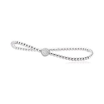 Armband Weissgold 750 Capolavoro Armband Dolcini schwarz ruthiniert