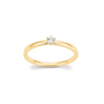 Ring Gelbgold 585 Atelier Kopf Brillantring