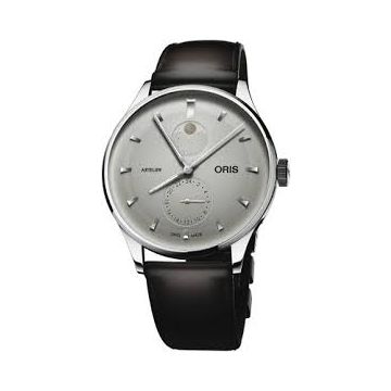 Herrenarmbanduhr Edelstahl Oris Artelier Complication