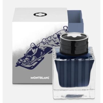 Schreibgeräte Refill Montblanc Tintenfass Chamonix 50ml Blue