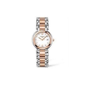 Damenarmbanduhr Edelstahl/PVD besch. rot Longines Prima Luna