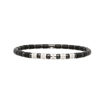 Armband Weissgold 750 Atelier Kopf Carbon/ceramic/diamonds