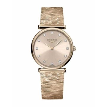 Armbanduhr Edelstahl/PVD besch. rot Longines La Grande Classique La Grande Classique