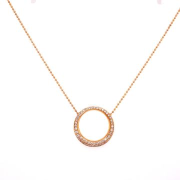 Collier Roségold 750 Gellner Pearls Brillantcollier