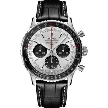 Herrenarmbanduhr Edelstahl Breitling Navitimer Navitimer B01 Chronograph 43