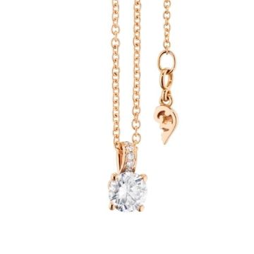Collier Roségold 750 Capolavoro Diamante in Amore