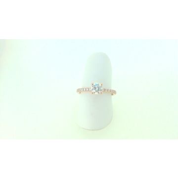 Ring Roségold 750 Atelier Kopf Verlobungsring Roségold mit Diamanten
