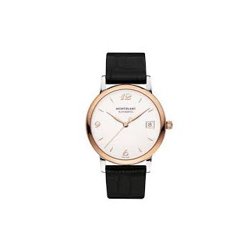 Armbanduhr Edelstahl/Rotgold 750 Montblanc Time Walker Collection