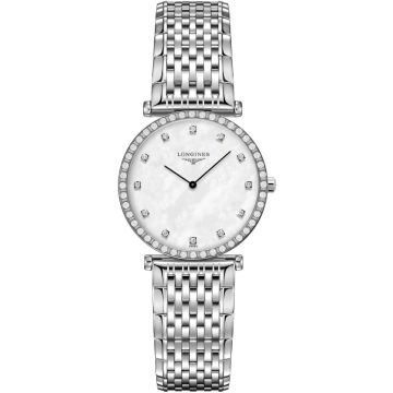 Damenarmbanduhr Edelstahl Longines Grande Classique
