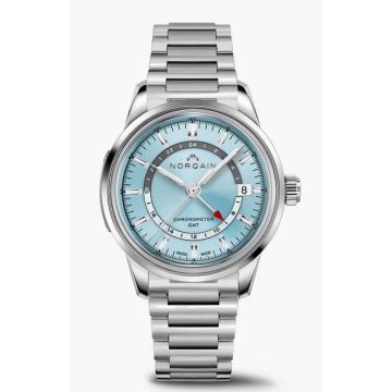 Herrenarmbanduhr Edelstahl Norqain Freedom 60 GMT 40mm