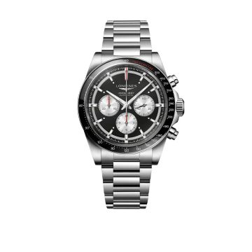 Armbanduhr Edelstahl Longines CONQUEST