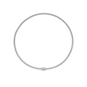 Collier Weissgold 750 Fope Flex'it-Halskette mit Zierverschluss
