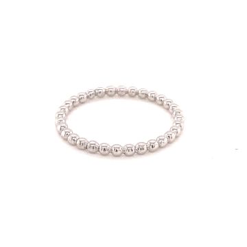 Ring Weissgold 585 Atelier Kopf Kugelring