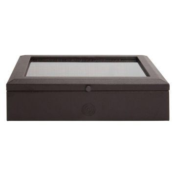 Lederware  Leder echt Wolf WM Brown 4 Piece Watch Accessory Box