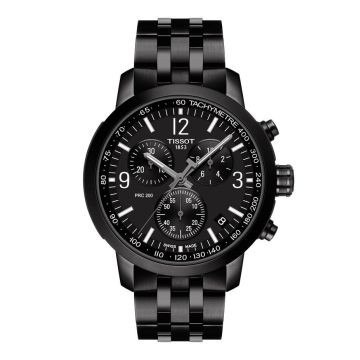 Herrenarmbanduhr Edelstahl Tissot Chronograph