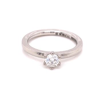Ring Platin 950 Meister Solitaire 6 Krappen