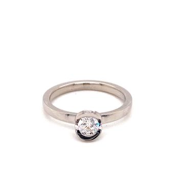 Ring Platin 950 Atelier Kopf Platin Solitaire