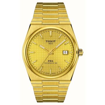 Armbanduhr Edelstahl/PVD besch. gelb Tissot Tissot PRX Powermatic 80