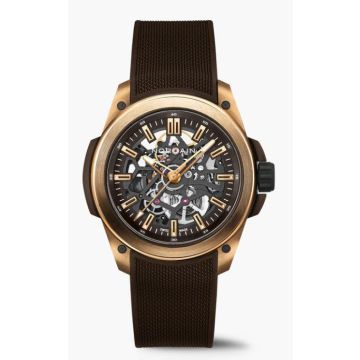 Herrenarmbanduhr Rotgold 750 Norqain Wild ONE Skeleton 42mm Gold
