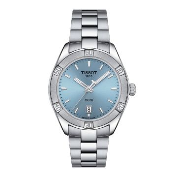 Damenarmbanduhr Edelstahl Tissot PR100 PR100