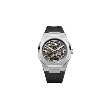 Herrenarmbanduhr Edelstahl D1 Milano Skeleton D1 Milano Skeleton Silver Case