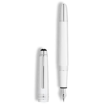 Schreibgeräte Füllfeder Montblanc Meisterstück #145 FP White Resin M