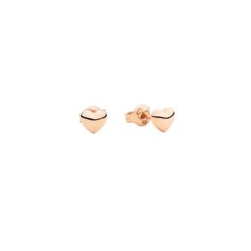 Ohrstecker Roségold 9 Karat DoDo Ohrstecker Herzmotiv