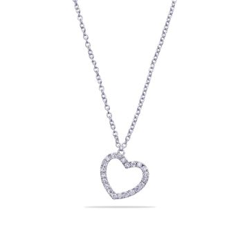 Collier Weissgold 750 Atelier Kopf Herz Collier