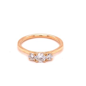 Ring Roségold 750 Atelier Kopf Trinity Ring