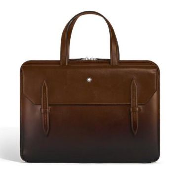 Etuis, Schmuckkassetten, etc. Leder echt Montblanc Meisterstück Sfumato Braun