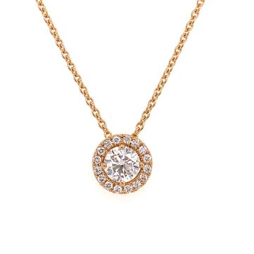Collier Roségold 750 Atelier Kopf Brillantcollier
