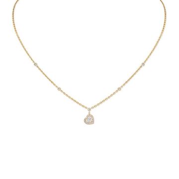 Collier Gelbgold 750 Messika Joy Joy Cœur