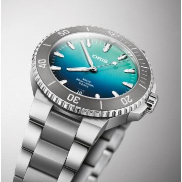 Herrenarmbanduhr Edelstahl Oris Aquis Date Great Barrier Reef Limited Edition IV