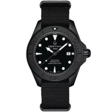 Armbanduhr Edelstahl/PVD besch. schwarz Certina DS Action Diver DS Action Diver