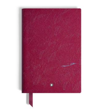 Notebook Leder echt Montblanc Mittelgroßes Notizbuch, Montblanc Maria Callas, Linierte Seiten