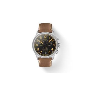 Armbanduhr Edelstahl Tissot Chrono L