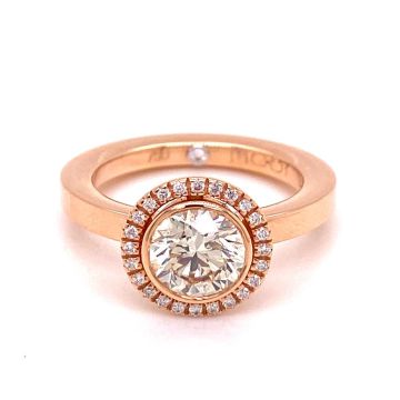Ring Rotgold 750 Noor Brillantring