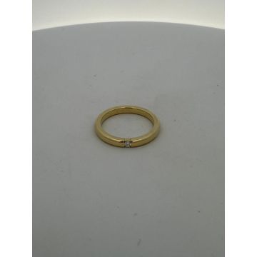 Ring Gelbgold 585 Fischer Trauringe Diamant-Partnerring