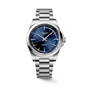 Armbanduhr Edelstahl Longines CONQUEST