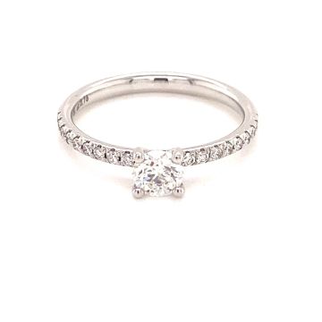Ring Weissgold 750 Atelier Kopf Solitaire
