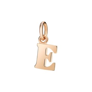 Anhänger Roségold 9 Karat DoDo Buchstabe E